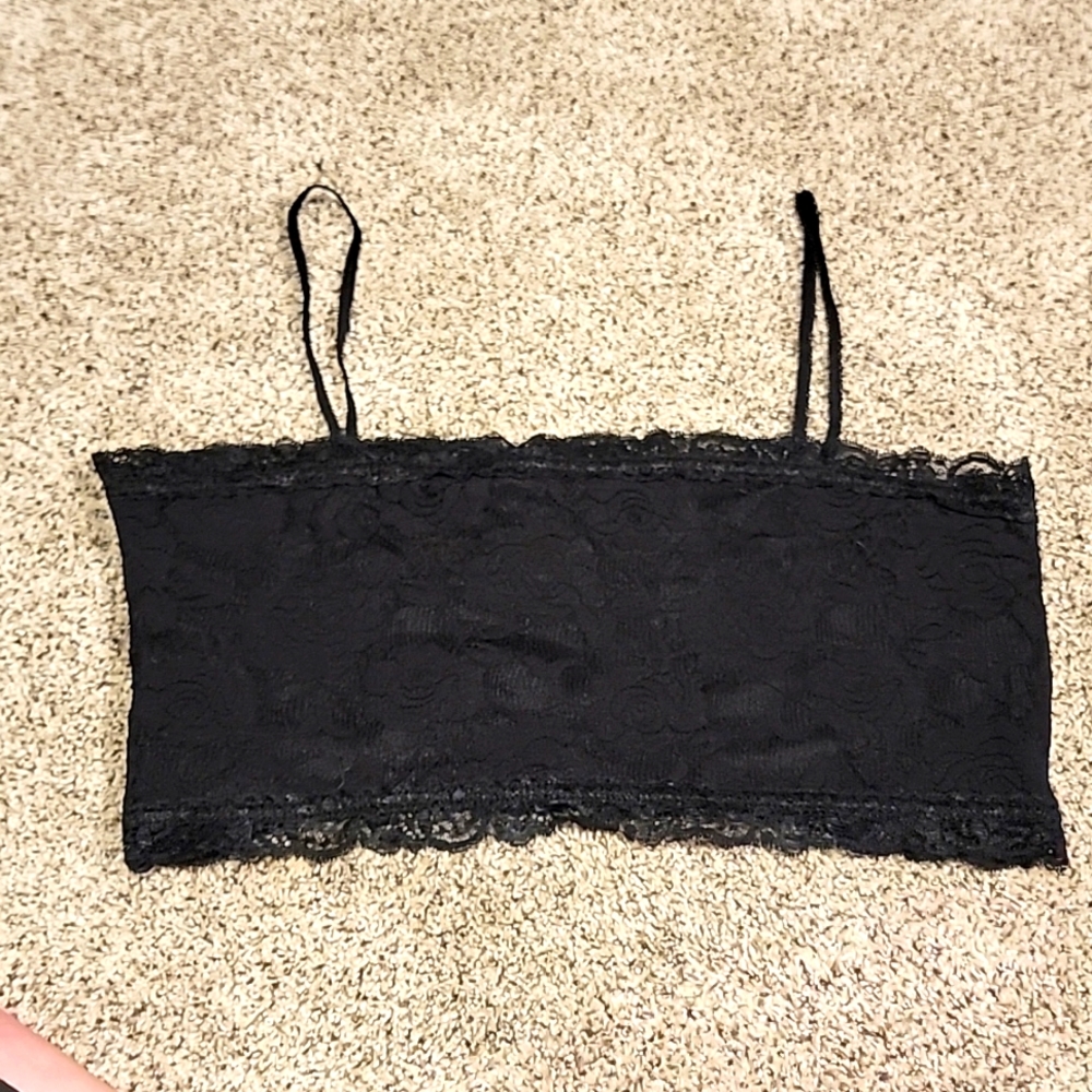 NEVER WORN💖💖💖XL Black Lace Bralette